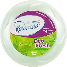 Gel Air Freshener "Green Tea" - Kolorado Deo Fresh Deluxe — photo N1