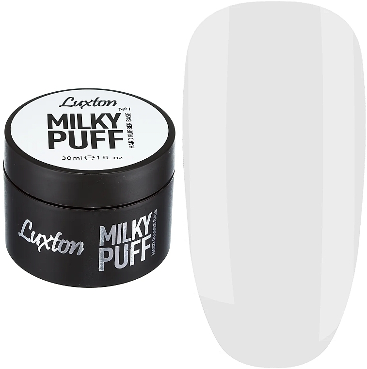 Milky Base Coat (wide jar) - Luxton Milky Puff — photo N1