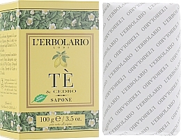 Fragrant Soap "Tea & Citron" - L'Erbolario Sapone Te and Cedro — photo N2