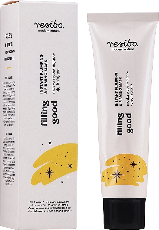 Filling & Firming Face Mask - Resibo Filling Good Instant Plumping & Firming Mask — photo N1