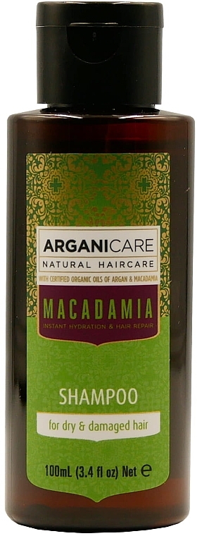 Dry and Damaged Hair Shampoo - Arganicare Macadamia Shampoo — photo N5