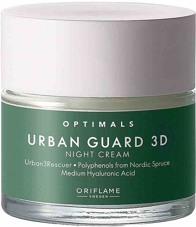 Protective Night Cream - Oriflame Optimals Urban Guard 3D — photo N1