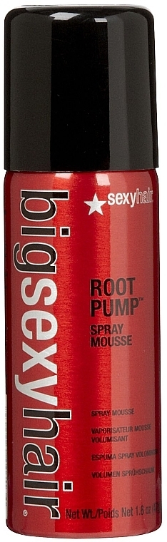 Volume Mousse Spray - SexyHair BigSexyHair Root Pump Spray Mousse Pumps Up Hair For Big Volume — photo N2