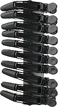 Fragrances, Perfumes, Cosmetics Plastic Hair Clips, 940012, black - SPL