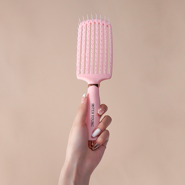 Ovia Pink Hair Brush - Sister Young Hair Brush — photo N5