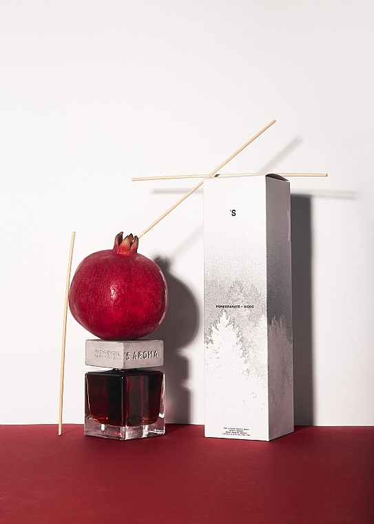 Pomegranate + Wood Fragrance Diffuser - Sister's Aroma Pomegranate + Wood — photo N2