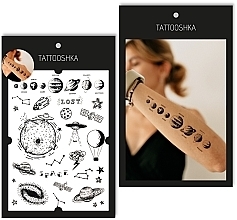 Fragrances, Perfumes, Cosmetics Temporary Tattoo "Space Boom" - Tattooshka