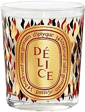 Fragrances, Perfumes, Cosmetics Scented Candle with Cap - Diptyque Delice Candle