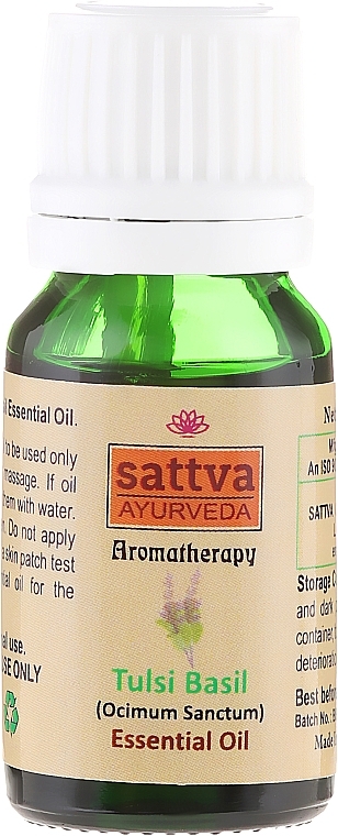 Essential Oil - Sattva Ayurveda Tulsi Basil Essential Oil — photo N2