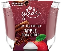 Apple Cozy Cider Scented Candle - Glade Apple Cozy Cider Candle — photo N2