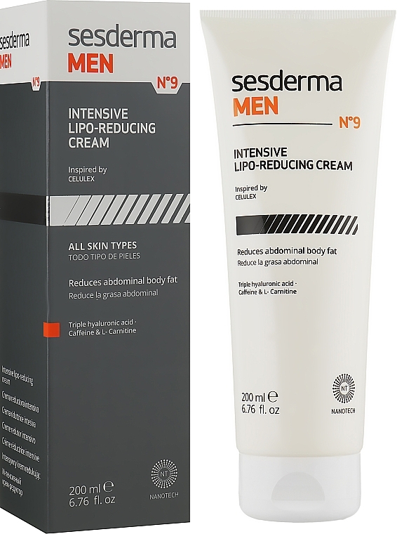 Lipo-Reducing Body Cream - SesDerma Laboratories Sesderma Men Intensive Lipo-Reducing Cream — photo N2