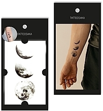 Fragrances, Perfumes, Cosmetics Temporary Tattoos "Moon Phases" - Tattooshka