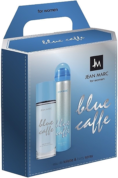 Set - Jean Marc Blue Caffe (edt/50ml+deo/75ml) — photo N1