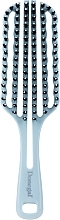 Hair Brush, 1287, gray-blue - Donegal Miscella Brush — photo N1