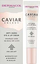 Eye & Lip Cream - Dermacol Caviar Energy Eye and Lip Cream Firming Cream — photo N2