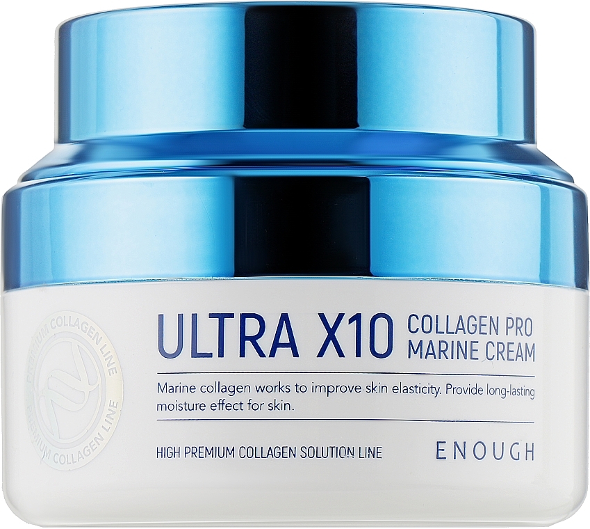 Collagen Moisturising Face Cream - Enough Ultra X10 Collagen Pro Marine Cream — photo N1