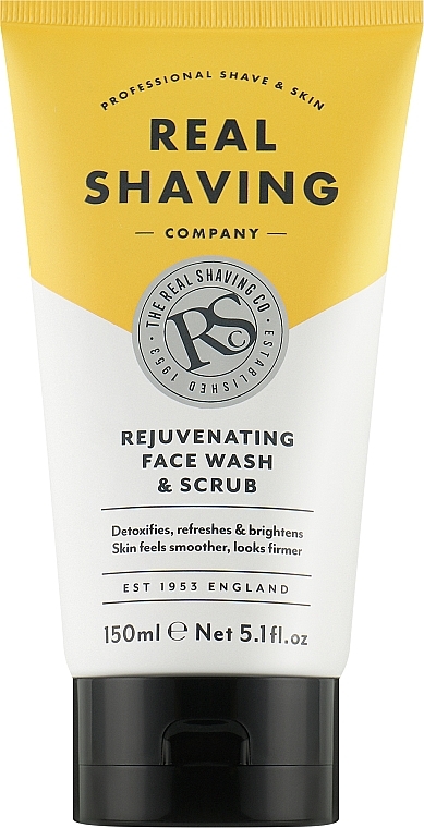 Rejuvenating Facial Scrub - The Real Shaving Co. Rejuvenating Face Wash & Scrub — photo N1