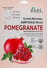 Fragrances, Perfumes, Cosmetics Pomegranate Extract Sheet Mask - Ekel Super Natural Ampoule Pomegrante