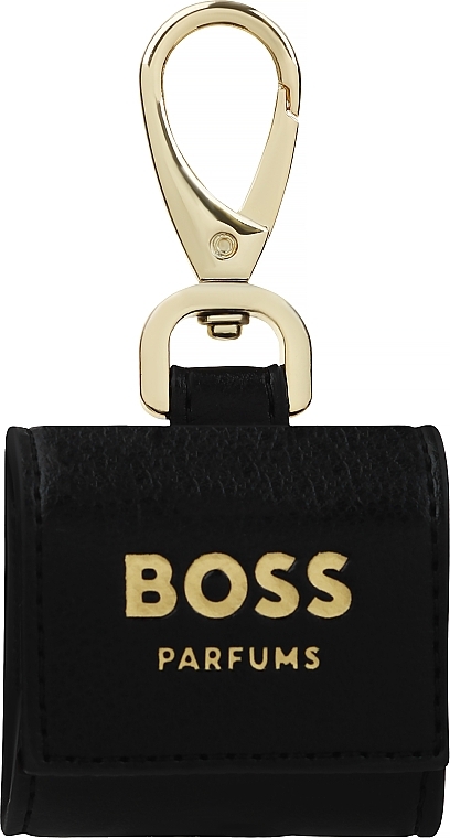 GIFT! Keychain Earbuds Case, black - Hugo Boss — photo N1