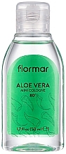 Aloe Vera Hand Sanitizer - Flormar Aloe Vera Mini Cologne — photo N1