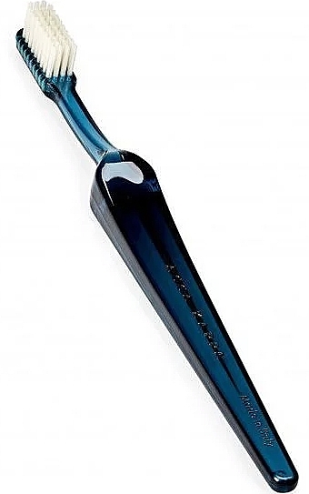 Medium Toothbrush, dark blue - Acca Kappa Tooth Brush Nylon Medium — photo N2