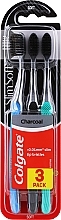 Fragrances, Perfumes, Cosmetics Soft Toothbrushes, blue+black+turquoise - Colgate Slim Soft Blue