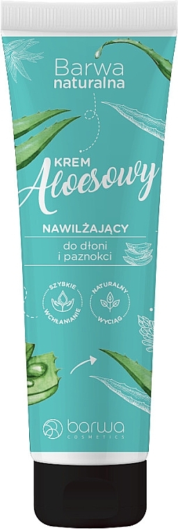 Aloe Hand Cream with Glycerin - Barwa Natural Hand Cream — photo N1