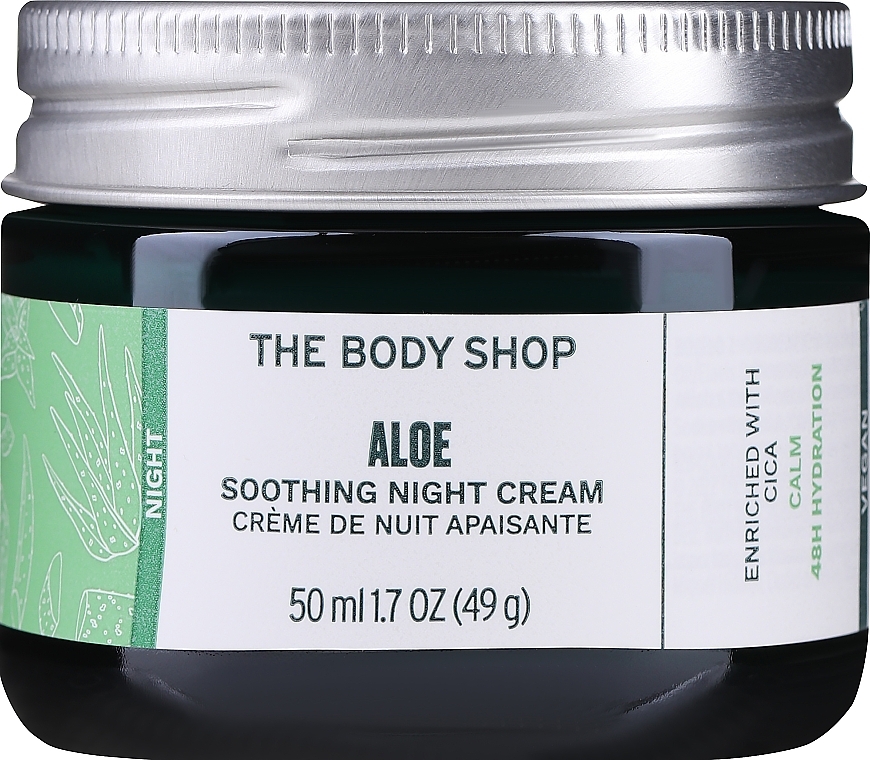 Soothing Night Cream - The Body Shop Aloe Soothing Night Cream — photo N1