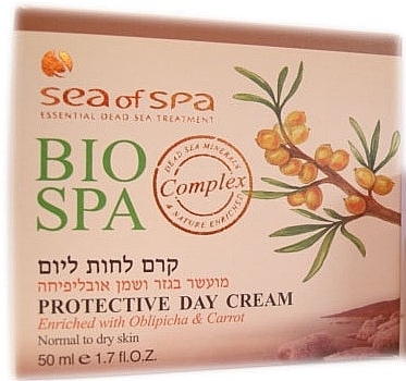 Day Cream for Dry & Normal Skin - Sea of Spa Bio Spa Protective Day Cream — photo N2