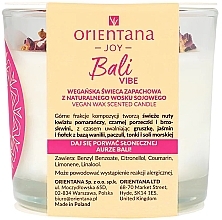 Scented Candle - Orientana Bali Vibe — photo N4