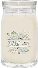 Scented Candle in Jar 'White Gardenia', 2 wicks - Yankee Candle White Gardenia — photo N1