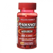 Fragrances, Perfumes, Cosmetics Multivitamins & Iron - Holland & Barrett Radiance Multi Vitamins & Iron One a Day