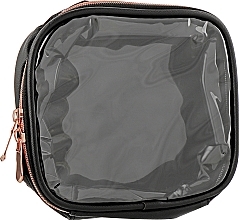 Fragrances, Perfumes, Cosmetics Travel Cosmetic Bag - Inglot Travel Makeup Bag Small Black & Rose Gold