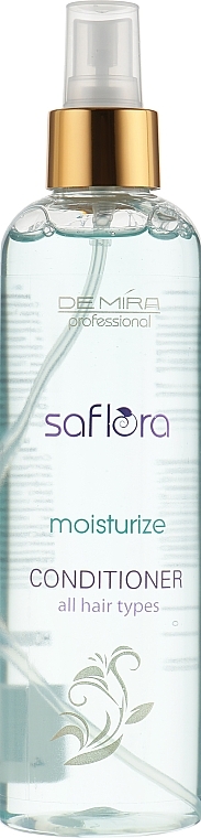 Moisturizing Spray-Conditioner for All Hair Types - Demira Professional Saflora Moisturize — photo N1