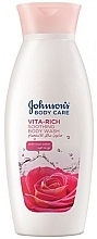 Fragrances, Perfumes, Cosmetics Soothing Shower Gel "Rose Water" - Johnson’s Body Care Vita-Rich Shower Gel