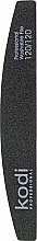 Half Moon Nail File, 120/120, black - Kodi Professional — photo N1