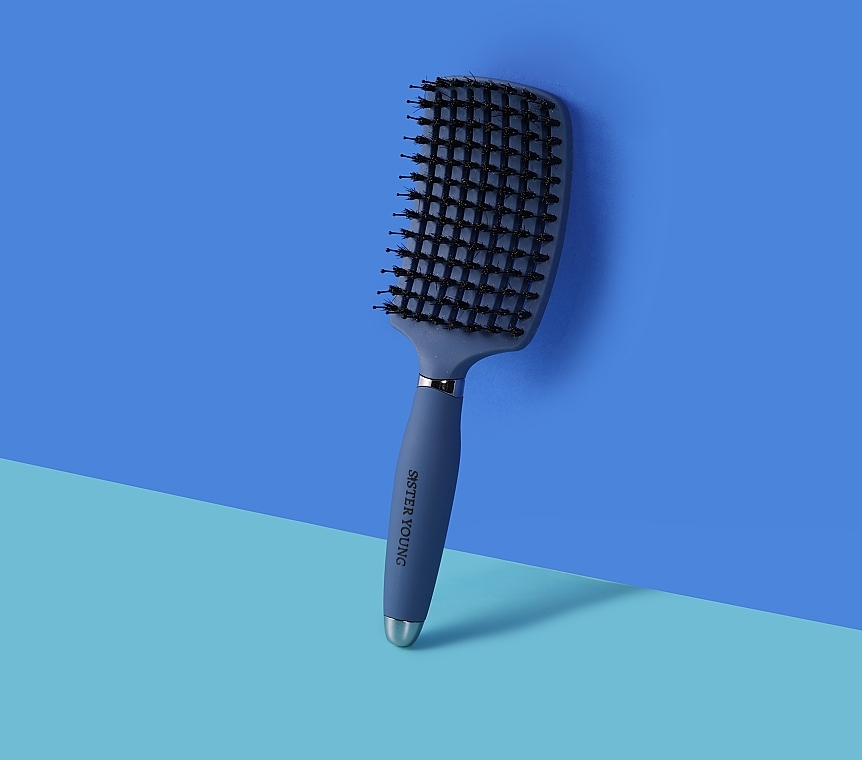 Ovia Blue Bv Hair Brush - Sister Young Hair Brush — photo N3