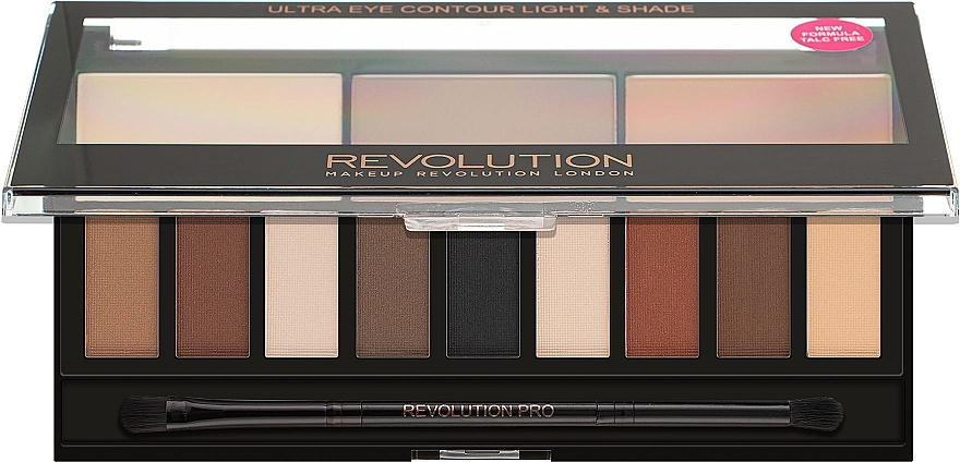 Shadow Palette, 12 Shades - Makeup Revolution Ultra Eye Contour Light and Shade — photo N3