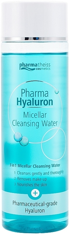 Micellar Water 3in1 - Pharma Hyaluron Pharmatheiss Cosmetics Micellare Cleansing Water 3 in 1 — photo N2