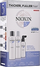 Set - Nioxin Thinning Hair System 5 Starter Kit (shm/300ml + cond/300ml + mask/100ml) — photo N1