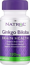 Ginkgo Biloba, 120 mg - Natrol Ginkgo Biloba — photo N1