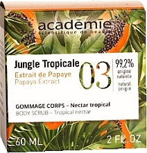 Body Scrub "Tropical Nectar" - Academie Jungle Tropicale Body Scrub Tropical Nectar — photo N2