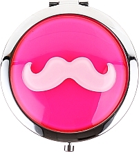 Cosmetic Mirror, 85697 "Lusterko Kompaktowe", light pink - Top Choice — photo N1
