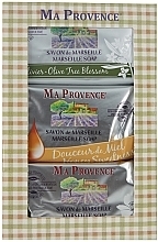 Fragrances, Perfumes, Cosmetics Set - Ma Provence Marseille №1 (soap/200g + soap/200g + soap/200g)