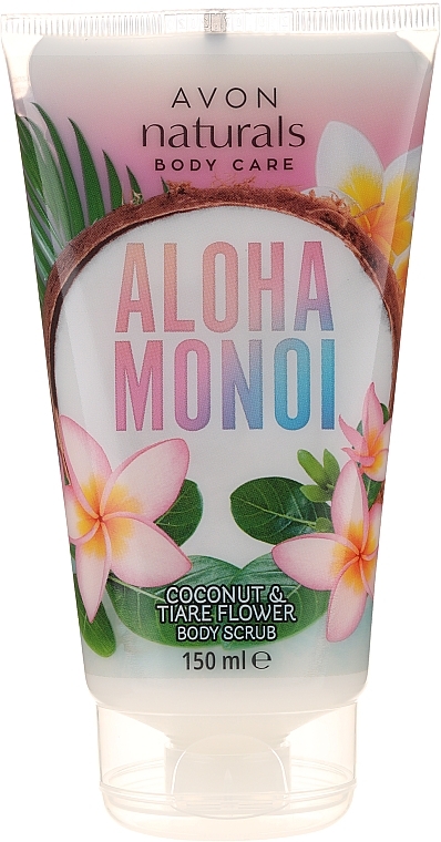 Body Scrub "Coconut & Tiare Flower" - Avon Naturals Coconut And Tahitian Flower — photo N1