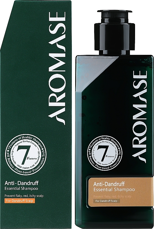 Anti-Dandruff Essential Shampoo for All Hait Types - Aromase Anti-Itchy And Dermatitis Essential Shampoo — photo N2