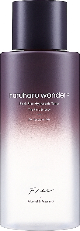 Face Toner - Haruharu Wonder Black Rice Hyaluronic Toner Free — photo N1