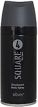 Fragrances, Perfumes, Cosmetics Deodorant Body Spray - Unice Square 4 Silver