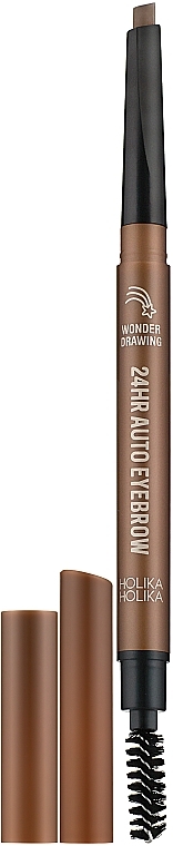 Automatic Brow Pencil with Brush - Holika Holika Wonder Drawing 24hr Auto Eyebrow — photo N1