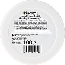 Body Butter "Warming Moroccan Spices" - Nacomi Smooth Body Butter Warming Moroccan Spices — photo N3